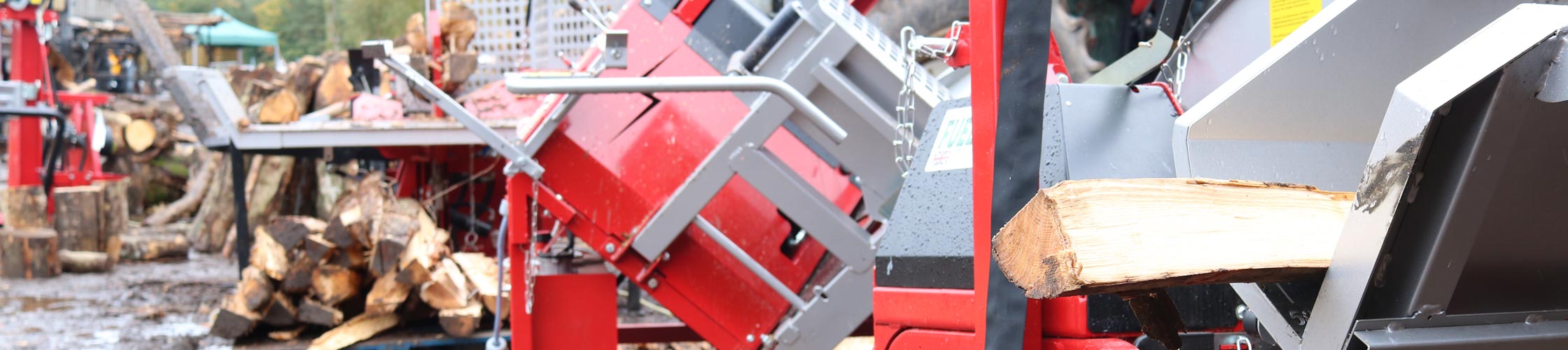Log Splitters Machinery Treeline Scotland