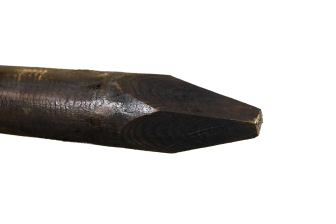 Creosoted Pointed Machine Round Medium Stob 90mm x 1.65m