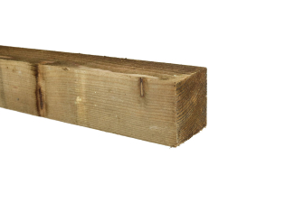 Unpointed Square Stob 75mm x 75mm x 1.8m