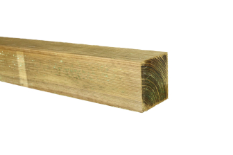 Unpointed Square Stob 75mm x 75mm x 2.4m