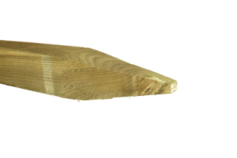 Premium Pine Pointed Square Stob 75mm x 75mm x 1.65m