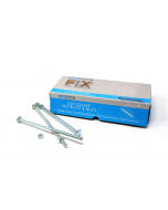 Cup Square Bolt & Hex Nut M10 x 230mm (single)