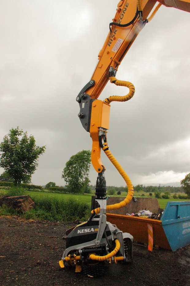 The business end with neat, well protected pipework