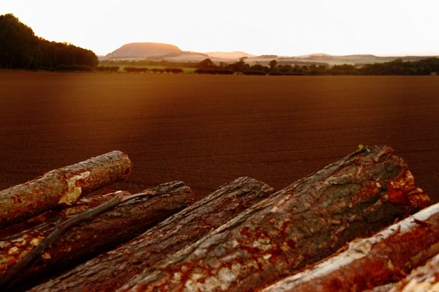 View towards Traprain Law