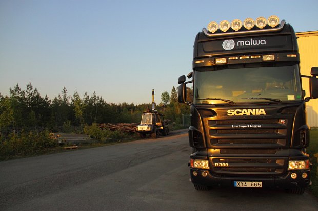 Arriving at the Malwa Factory near Gothenburg in Sweden
