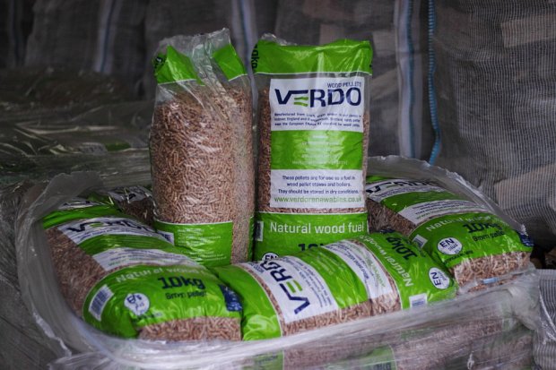 10 bags of verdo wood pellets